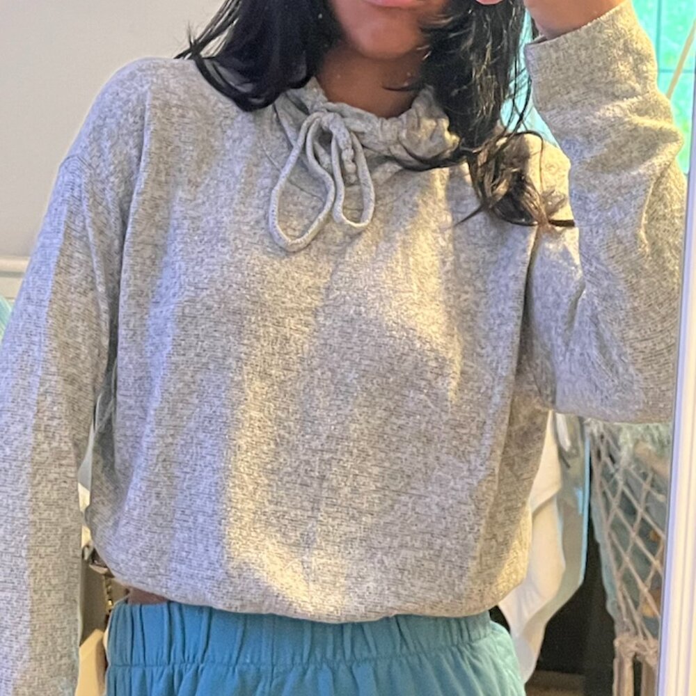 Grey Knit Sweater Size XS